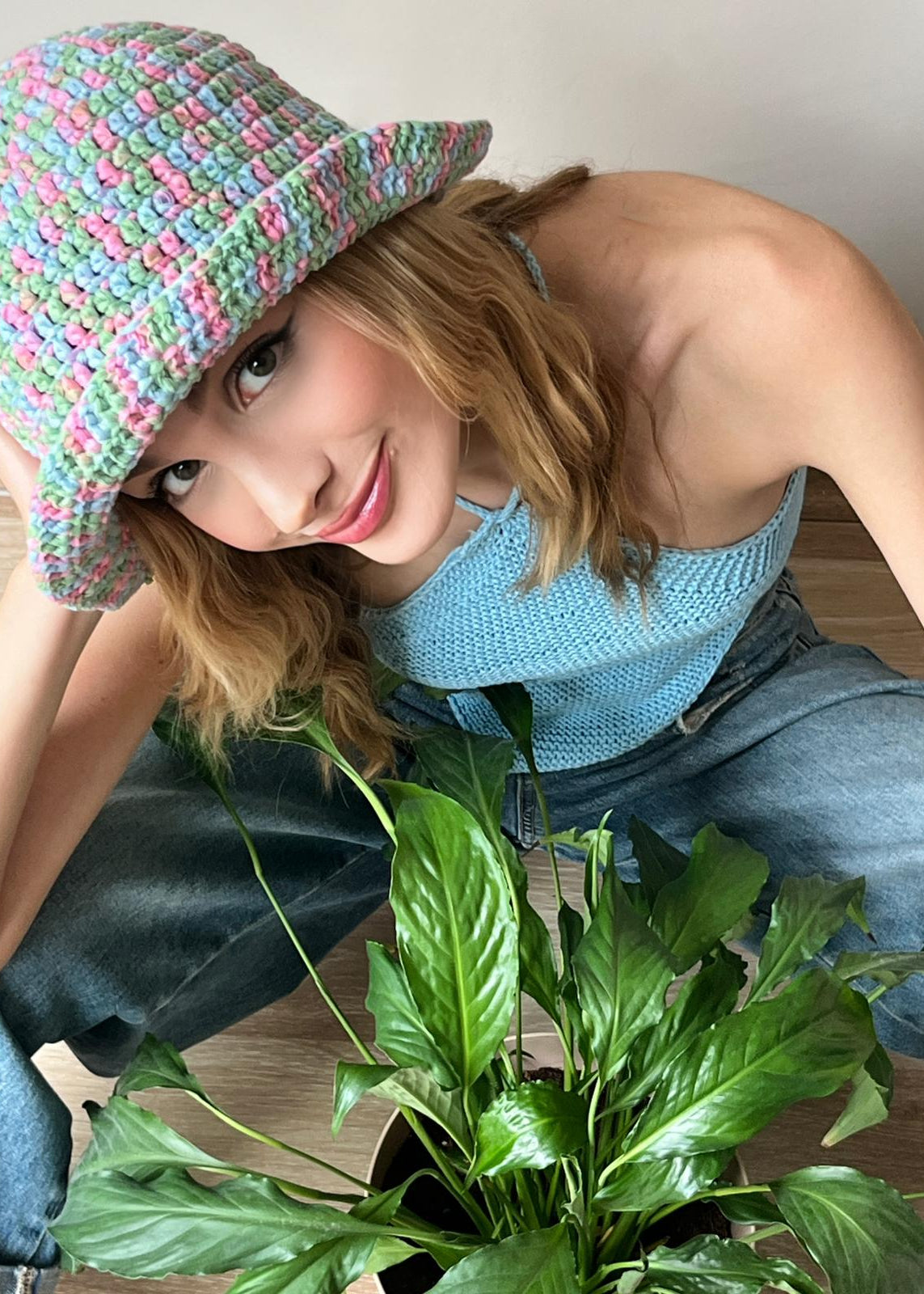SOFIE BUCKET HAT - BLUE